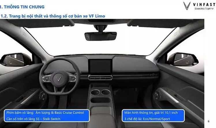 Khoang lái của VinFast Limo Family Khoang lái của VinFast Limo Family