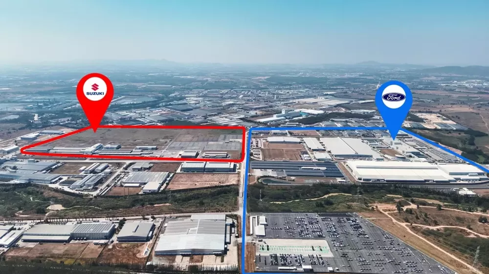 Nh&agrave; m&aacute;y của Suzuki v&agrave; Ford vốn nằm liền kề với nhau