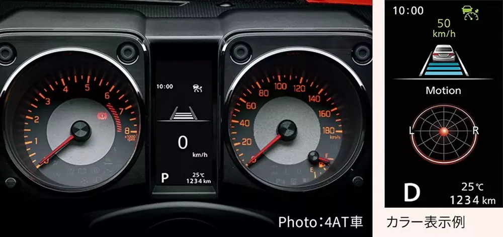 Bảng đồng hồ của Suzuki Jimny Nomade 2026