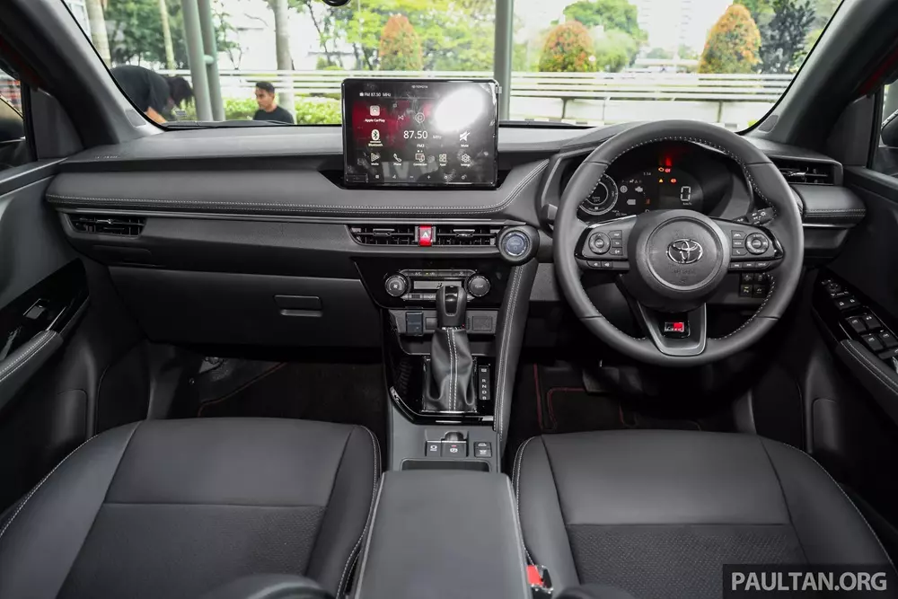 Khoang lái của Toyota Vios Hybrid bản GR Sport Khoang lái của Toyota Vios Hybrid bản GR Sport