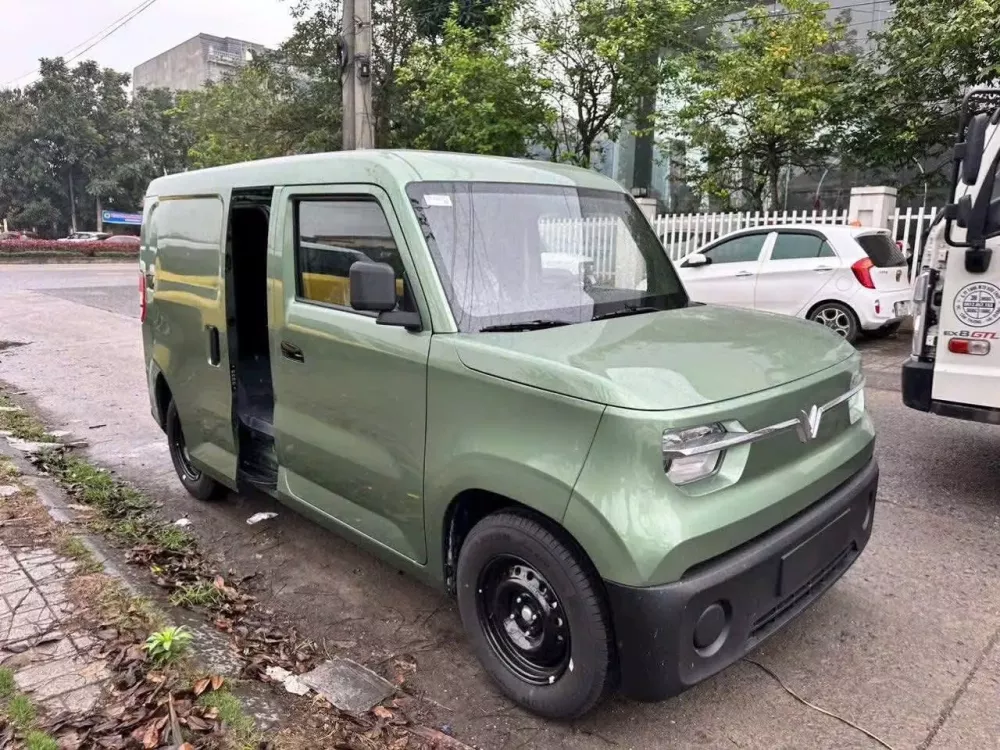 Xuất hiện h&igrave;nh ảnh của VinFast EC Van cửa l&ugrave;a, chưa r&otilde; c&oacute; phải xe ch&iacute;nh h&atilde;ng hay kh&ocirc;ng - Ảnh 1.