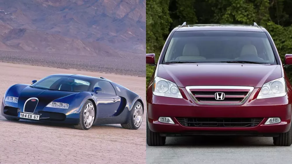 Vì sao siêu xe Bugatti Veyron và "xế cỏ" Honda Odyssey từng sử dụng cùng một hệ thống lốp Michelin? - Ảnh 1. Vì sao siêu xe Bugatti Veyron và "xế cỏ" Honda Odyssey từng sử dụng cùng một hệ thống lốp Michelin? - Ảnh 1.