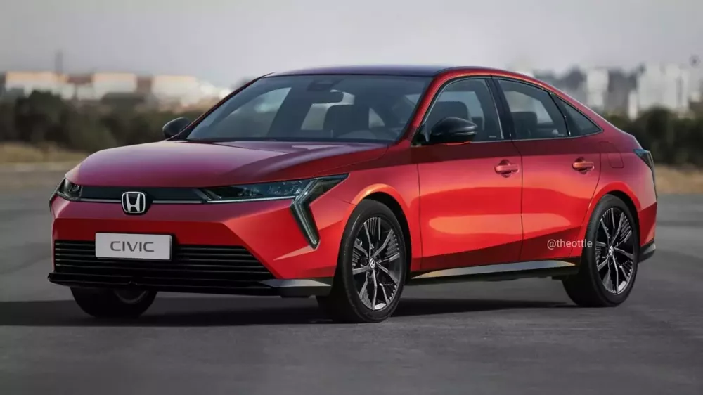 Honda Civic 2027 hiện nguy&ecirc;n h&igrave;nh qua ảnh ph&aacute;c họa, nhẹ hơn v&agrave; th&ecirc;m nhiều c&ocirc;ng nghệ mới - Ảnh 1.