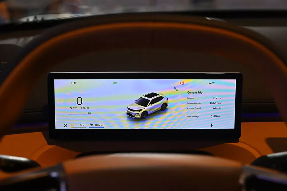 Geely EX5 EM-i được trang bị bảng đồng hồ kỹ thuật số Geely EX5 EM-i được trang bị bảng đồng hồ kỹ thuật số