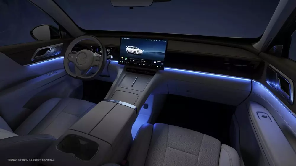 SUV cỡ lớn sắp b&aacute;n ở Việt Nam Wuling Xingguang L lần đầu được h&eacute; lộ nội thất - Ảnh 6.