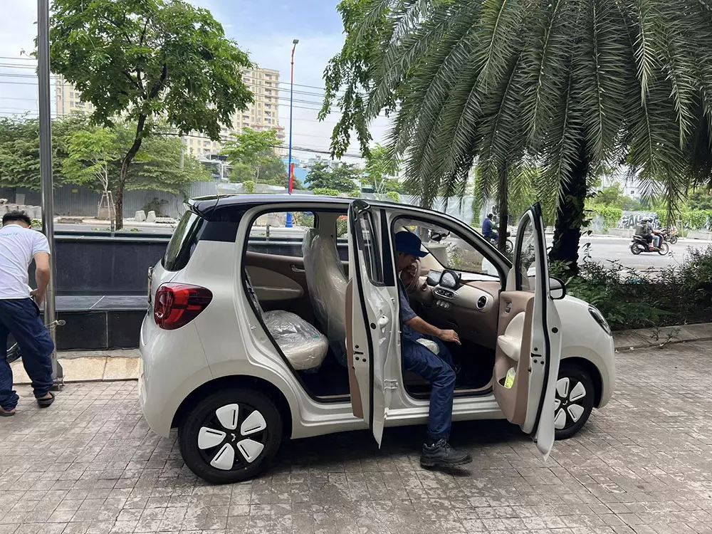 Wuling Macaron đ&atilde; c&oacute; mặt tại đại l&yacute; Việt, thay thế Hongguang Mini EV, gi&aacute; sau ưu đ&atilde;i chỉ 249 triệu đồng - Ảnh 5.