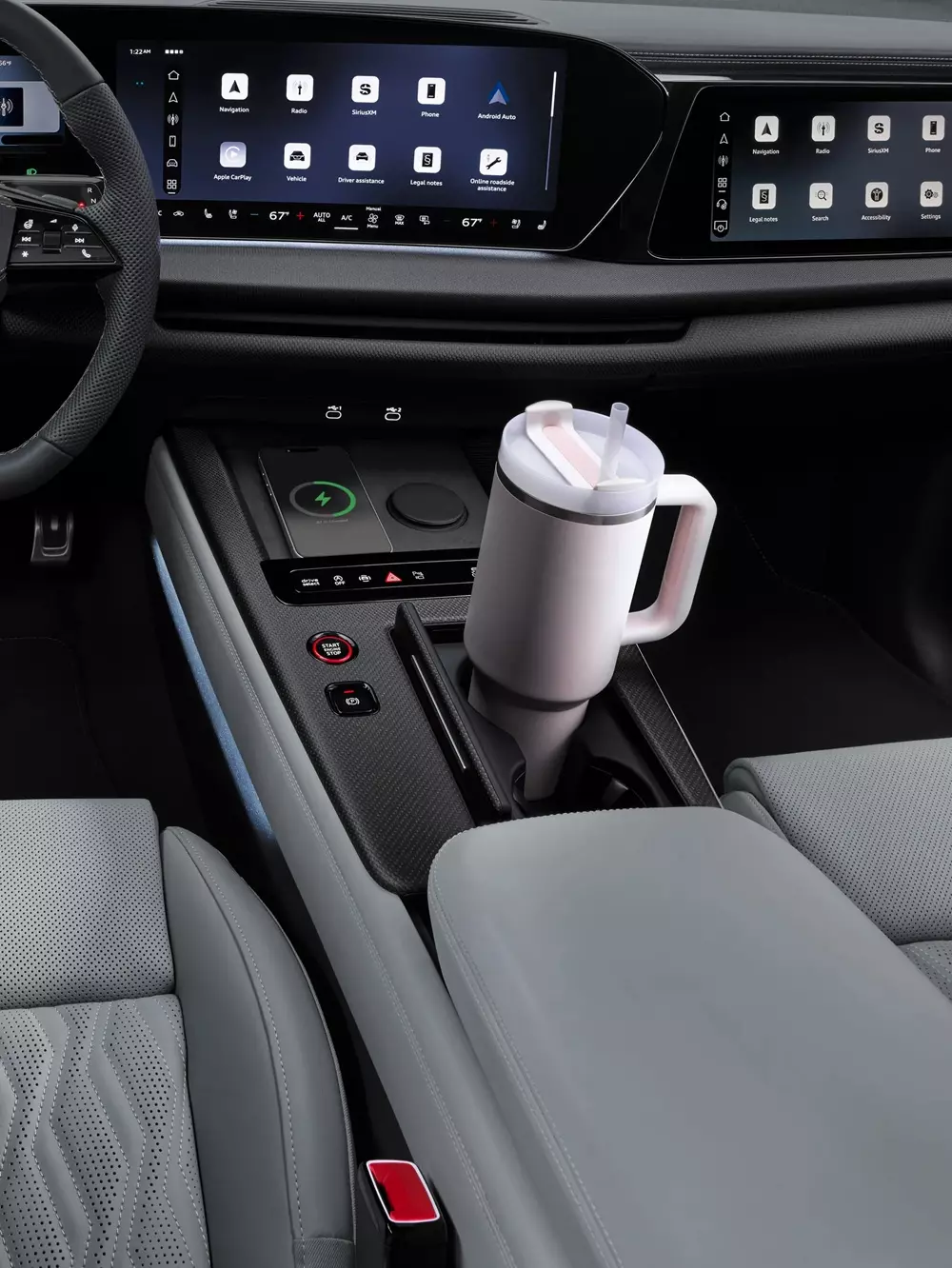 Cụm điều khiển trung tâm của Audi Q9 2027 Cụm điều khiển trung tâm của Audi Q9 2027