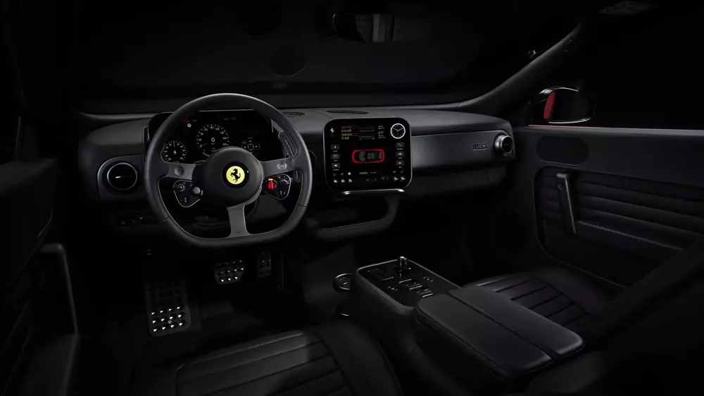 Khoang lái của Ferrari Luce Khoang lái của Ferrari Luce