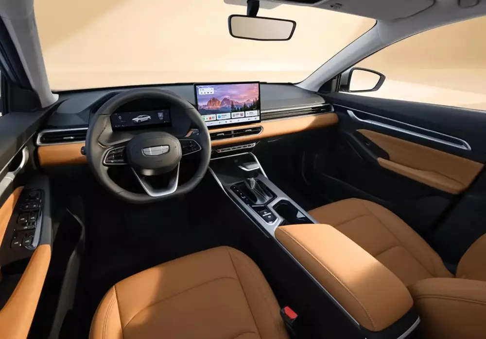 Khoang l&aacute;i b&ecirc;n trong Geely Emgrand 2027