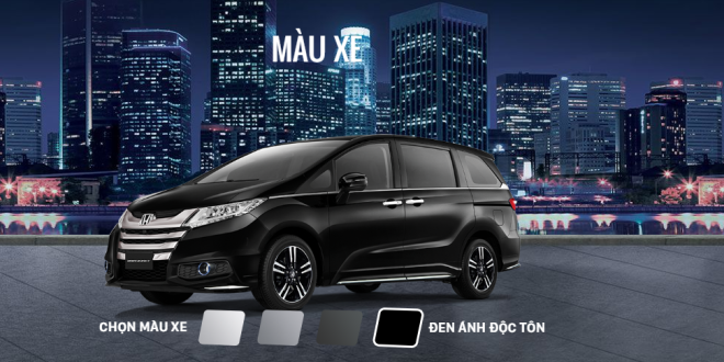 Mẫu Honda Odyssey màu đen