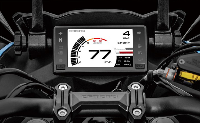 Đồng hồ trên CFMoto 650GT