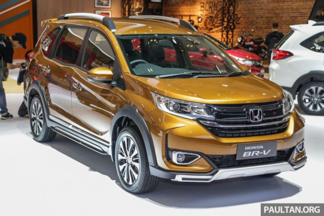 Honda BR-V 2019 được trưng b&agrave;y trong triển l&atilde;m GIIAS 2019