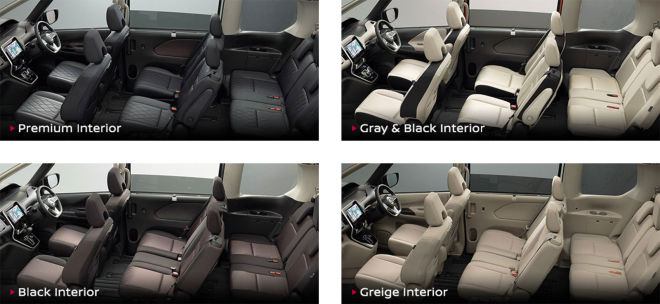 Nội thất b&ecirc;n trong Nissan Serena 2019