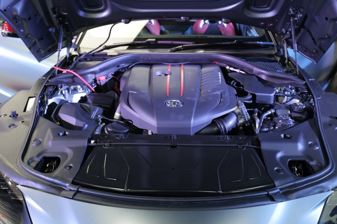 Toyota GR Supra 2020 thuộc phi&ecirc;n bản Launch Edition được trang bị khối động cơ 6 xy-lanh, dung t&iacute;ch 3.0 l&iacute;t