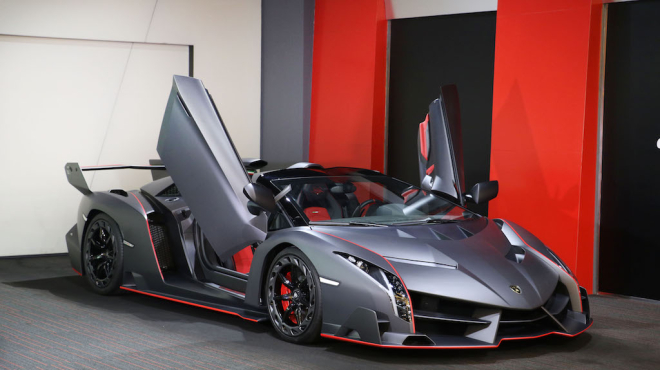 Chỉ c&oacute; 9 chiếc si&ecirc;u xe Lamborghini Veneno Roadster tr&ecirc;n thế giới