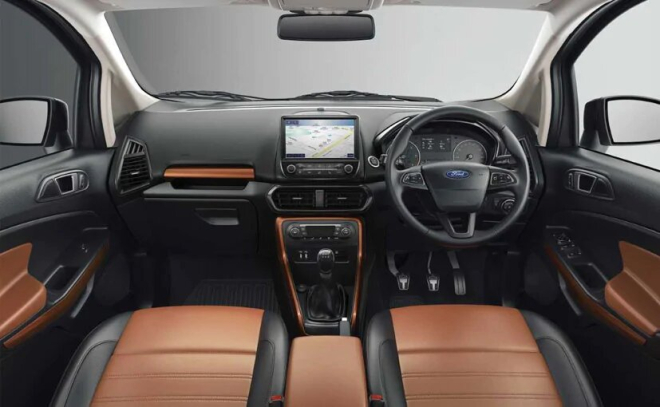 Nội thất bọc da phối 2 màu sang trọng hơn của Ford EcoSport Thunder Edition 2019