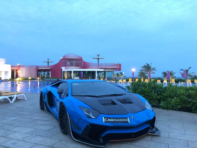 Lamborghini Aventador LP700-4 độ Liberty Walk của doanh nh&acirc;n Vũng T&agrave;u