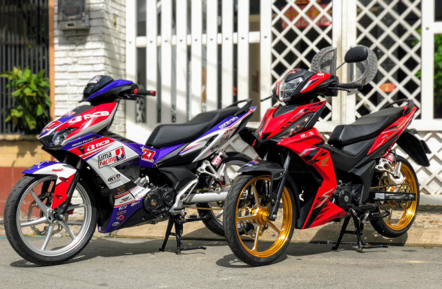 So kè bên cạnh chiếc Honda Winner 150 phiên bản cũ 