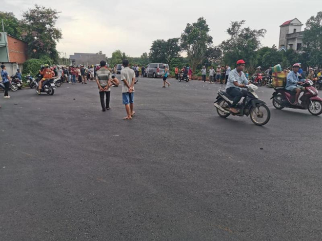 Ngã tư nơi xảy ra vụ tai nạn mới được thi công xong