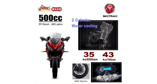 Thông số chi tiết của chiếc xe này mang khối động cơ rất giống dòng Honda 500 phân khối hiện nay