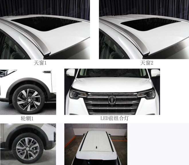 Bản cao cấp của Changan CS55 2019 sẽ có cửa sổ trời toàn cảnh Paronama