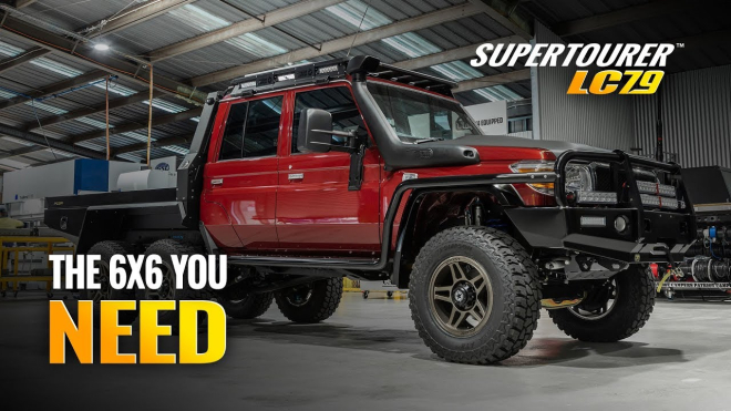 Toyota Land Cruiser SuperTourer 6x6 chính là phương tiện 6 bánh thượng thừa mà bạn muốn có