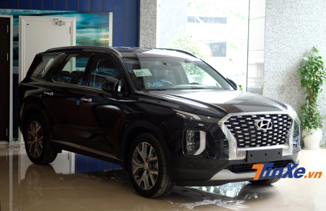 Chiếc Hyundai Palisade 2020 từng được trưng b&agrave;y tại H&agrave; Nội