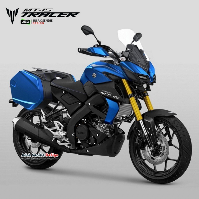 Thiết kế dự kiến Yamaha MT-15 Tracer