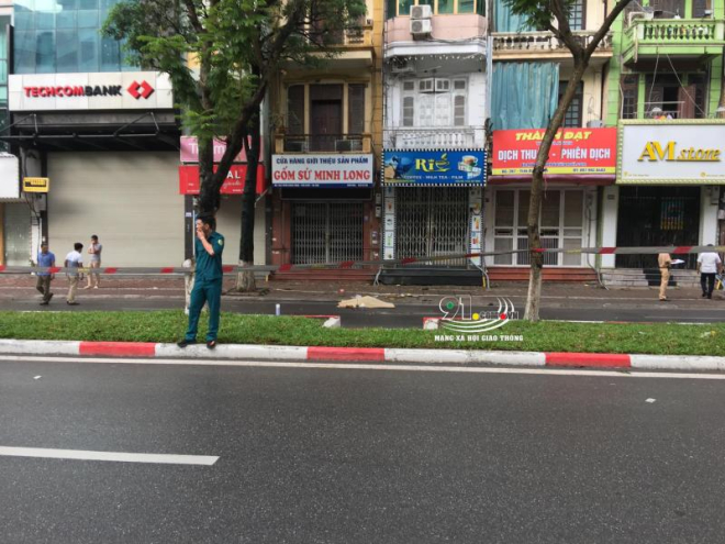 Thi thể nam thanh niên trên đường Trần Đăng Ninh