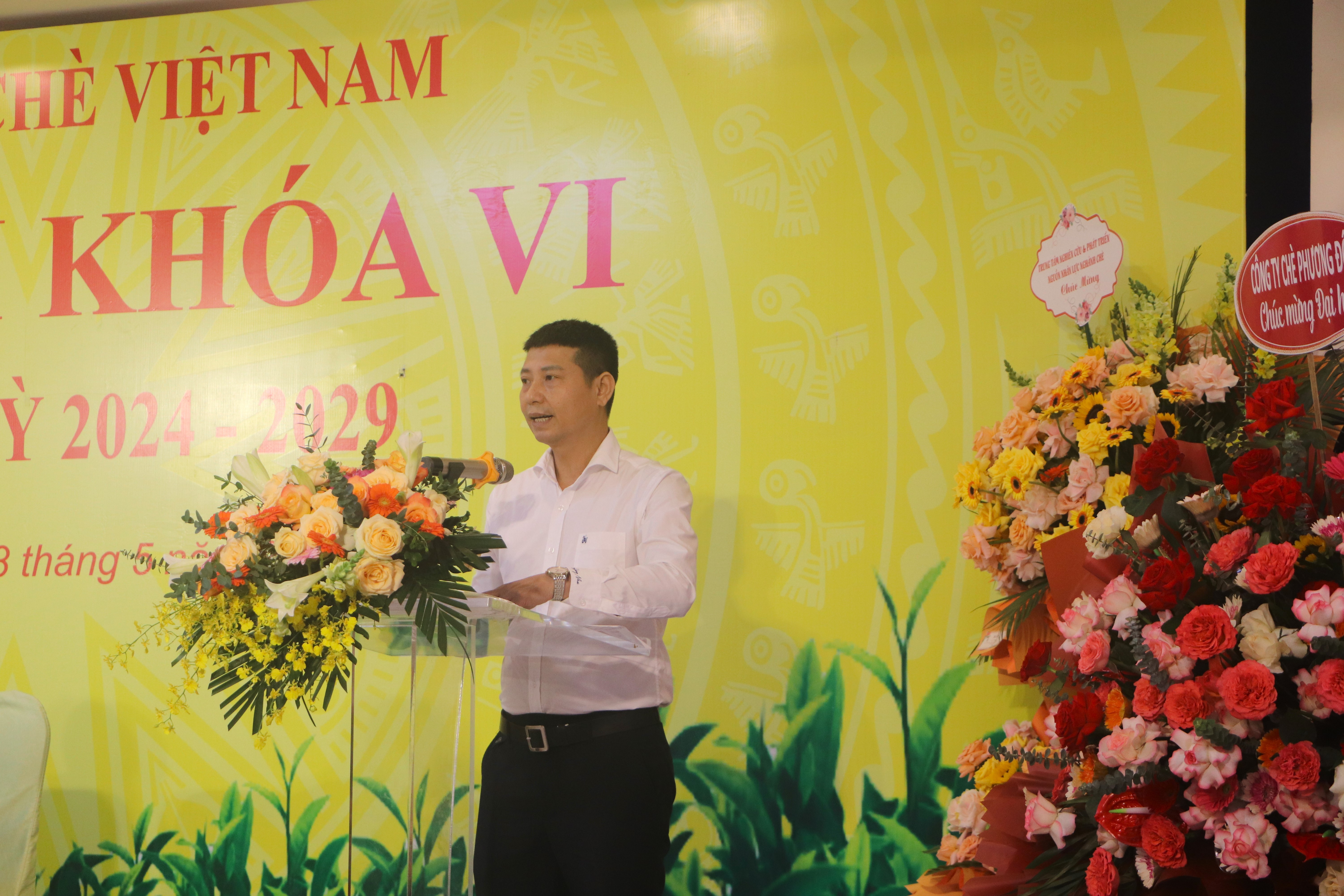 Ông Hoàng Đình Như - Trưởng ban Kiểm tra Hiệp hội Chè Việt Nam khóa V