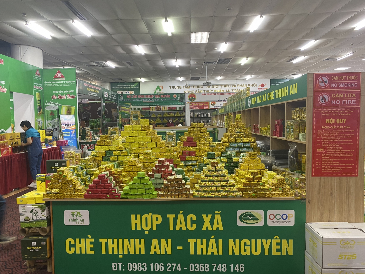 HTX Ch&egrave; Thịnh An tham gia hội chợ l&agrave;ng nghề v&agrave; sản phẩm OCOP, giới thiệu ch&egrave; ngon từ v&ugrave;ng 