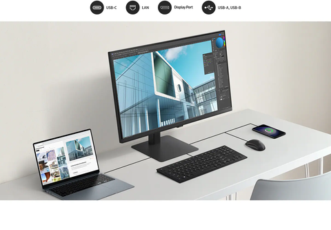 Màn hình máy tính của Samsung, “trợ thủ đắc lực” cho người làm sáng tạo: Độ phân giải 4K, tích hợp tính năng bảo vệ mắt thông minh, hiển thị được 2 nguồn hình cùng lúc- Ảnh 1.