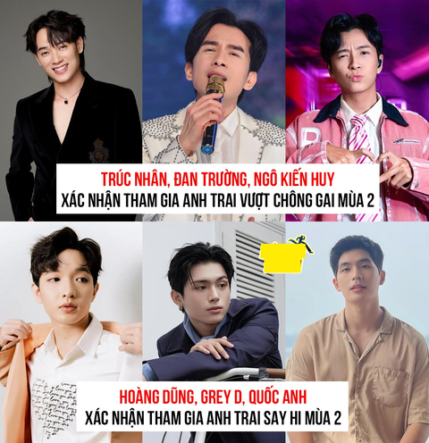 Sự thật về danh sách dàn “nam thần” Vbiz xác nhận tham gia 2 show Anh Trai mùa 2 đang lan truyền trên MXH- Ảnh 1. Sự thật về danh sách dàn “nam thần” Vbiz xác nhận tham gia 2 show lich bong da truc tiep mùa 2 đang lan truyền trên MXH- Ảnh 1.