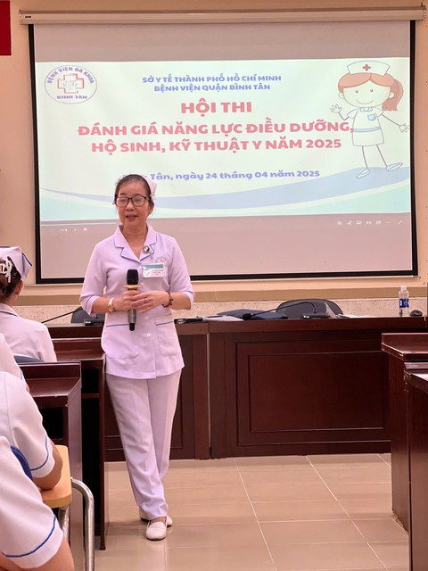 Chung sức vì chất lượng: Hội thi tay nghề điều dưỡng, hộ sinh, kỹ thuật y tại bệnh viện Bình Tân- Ảnh 2. Chung sức vì chất lượng: Hội thi tay nghề điều dưỡng, hộ sinh, kỹ thuật y tại bệnh viện Bình Tân- Ảnh 2.