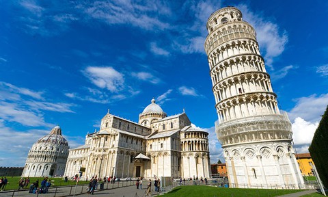 Kiến trúc kì lạ của tháp nghiêng Pisa - biểu tượng sự vững mạnh của nước Ý