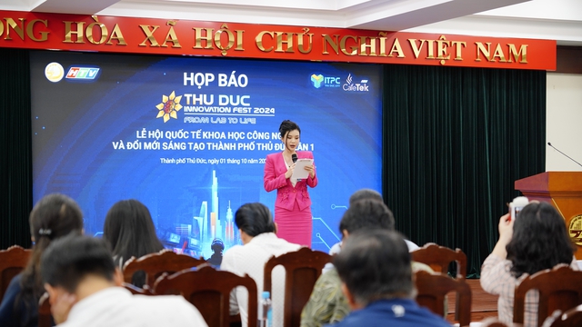 Lễ hội quốc tế Khoa học Công nghệ và Đổi mới sáng tạo thành phố Thủ Đức lần đầu tiên được tổ chức: Mang trải nghiệm công nghệ đột phá đến gần hơn với nhân dân- Ảnh 1.