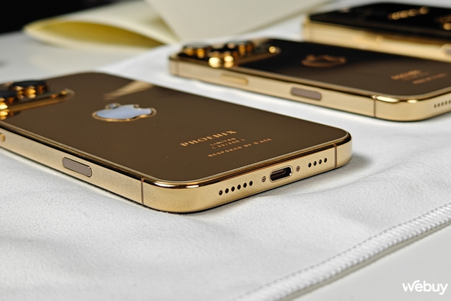 Cận cảnh iPhone 16 Pro Max mạ vàng 24K: Giới hạn 200 chiếc trên toàn cầu, giá gần 100 triệu đồng- Ảnh 7.