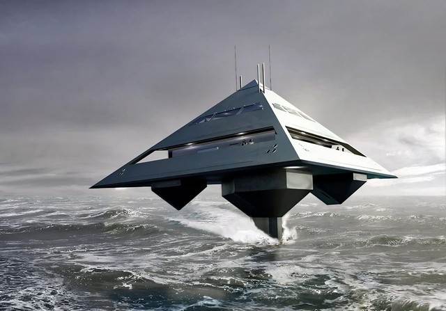 Tetrahedron Super Yacht: Bí mật bên trong kim tự tháp trôi giữa đại dương- Ảnh 1.