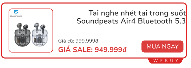 Loạt đồ hay đang sale: Tai nghe trong suốt, máy chiếu mini, máy ảnh vintage... mua làm quà 20/10 cũng hết nấc- Ảnh 2.