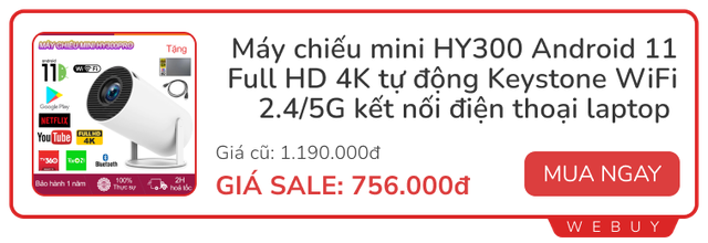 Loạt đồ hay đang sale: Tai nghe trong suốt, máy chiếu mini, máy ảnh vintage... mua làm quà 20/10 cũng hết nấc- Ảnh 6.