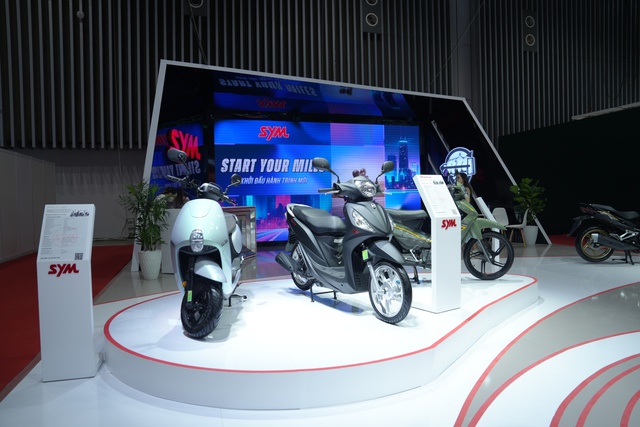 Hàng loạt mẫu xe máy xuất hiện tại Vietnam Motor Show 2024: Thiết kế hiện đại, màu sắc bắt mắt, nhiều mẫu phù hợp với phái nữ- Ảnh 3.