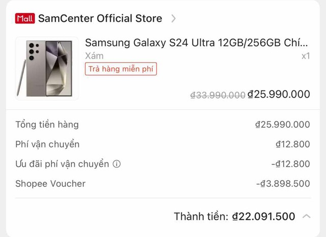 Săn Galaxy S24 Ultra trong ngày sale 25/10: Giảm hơn 10 triệu đồng so với giá niêm yết- Ảnh 3.