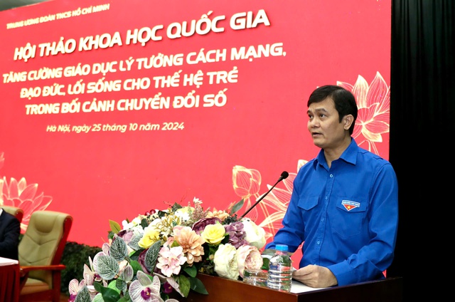 Hội thảo khoa học Quốc gia “Tăng cường giáo dục lý tưởng cách mạng, đạo đức, lối sống cho thế hệ trẻ trong bối cảnh chuyển đổi số”
- Ảnh 4.