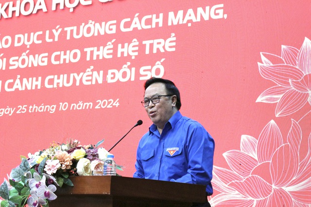 Hội thảo khoa học Quốc gia “Tăng cường giáo dục lý tưởng cách mạng, đạo đức, lối sống cho thế hệ trẻ trong bối cảnh chuyển đổi số”
- Ảnh 3.