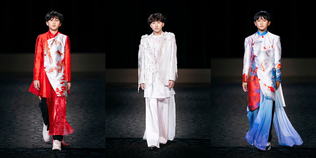 3 anh em ruột cùng biểu diễn thời trang tại Tokyo Couture Fashion Week 2024- Ảnh 7.