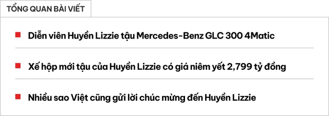 Nữ diễn viên phim giờ vàng VTV tậu Mercedes-Benz GLC 300 giá gần 2,8 tỷ đồng, CĐM đổ xô vào xin vía- Ảnh 1. Nữ diễn viên phim giờ vàng VTV tậu Mercedes-Benz GLC 300 giá gần 2,8 tỷ đồng, CĐM đổ xô vào xin vía- Ảnh 1.