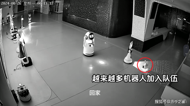 "Bạn không về nhà sao?": Video robot nhỏ "thao túng" 12 robot lớn nghỉ việc giữa đêm khiến dân mạng sửng sốt- Ảnh 1.