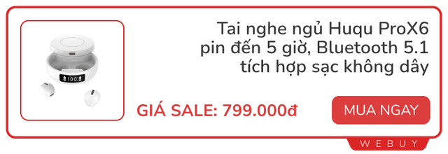 Gợi ý tai nghe không dây siêu nhỏ nhẹ đeo đi ngủ: Thiết kế đặc biệt ít cấn tai, rẻ nhất chưa đến 100.000đ- Ảnh 12.