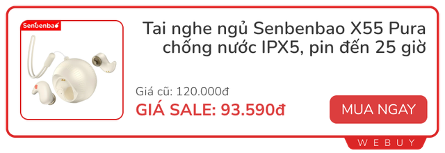 Gợi ý tai nghe không dây siêu nhỏ nhẹ đeo đi ngủ: Thiết kế đặc biệt ít cấn tai, rẻ nhất chưa đến 100.000đ- Ảnh 1.