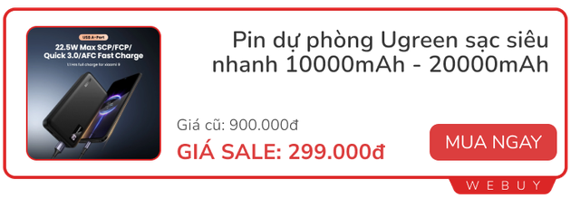 18 deal sớm ngày 11/11 chỉ từ 53.000đ: Điện thoại Samsung, tai nghe Lenovo, loa mini, sạc Ugreen...- Ảnh 9.